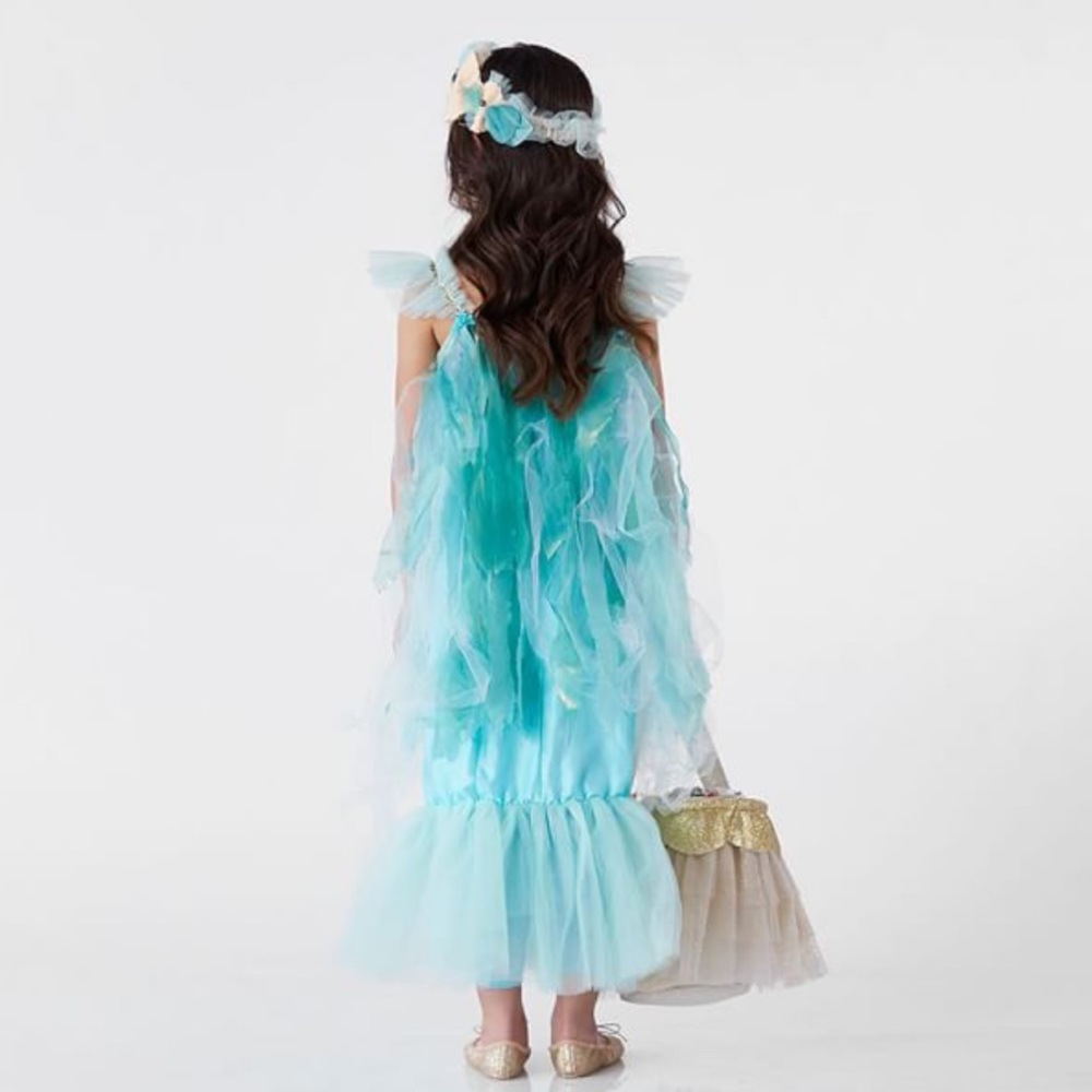 EUC Pottery barn Kids Mermaid Halloween Costume 7-8T - Picture 5 of 13